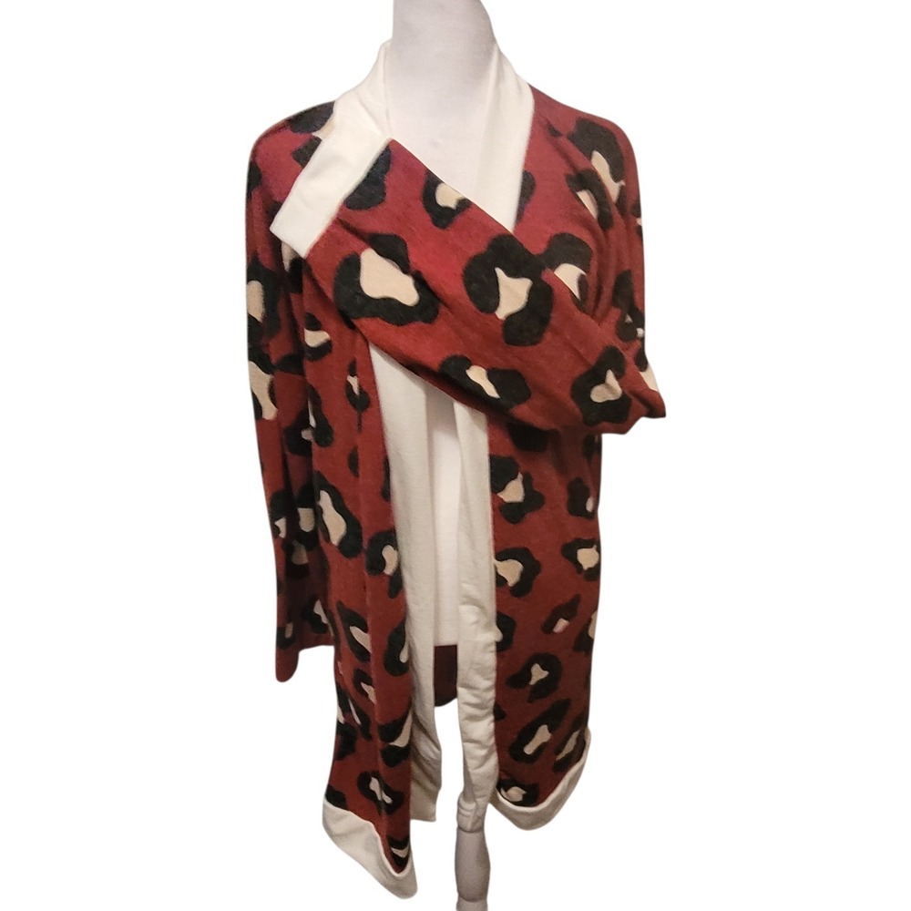 Heimish‎ Usa Scarlet Leopard Cardigan NWT